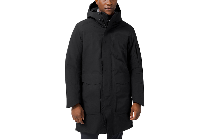 Lululemon Black Cold City Down Parka - Waterproof, Reflective, Breathable LM4A98S