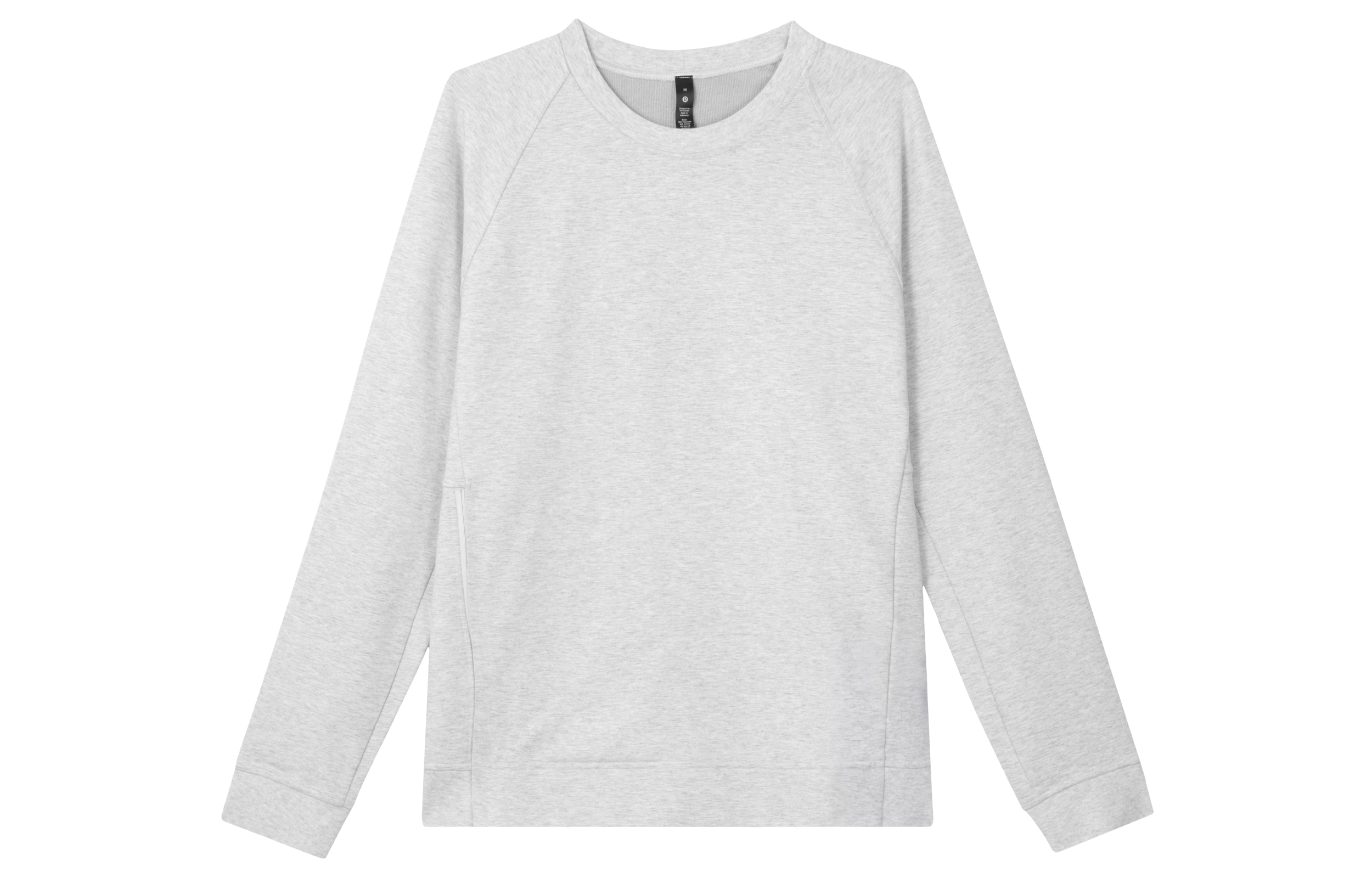 Lululemon City Sweat SS23 Loose Fit Crewneck Sweatshirt Light Grey LM3BUFS