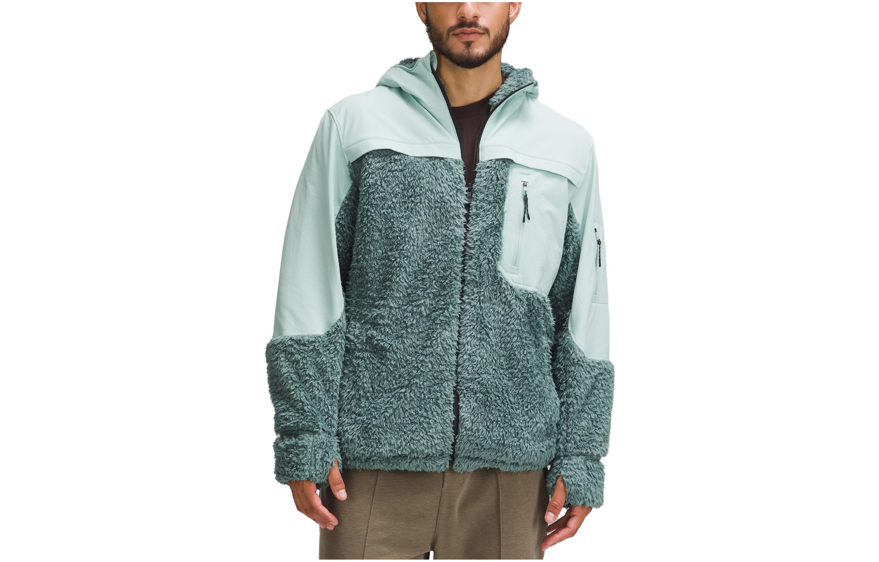 Lululemon Cozy Travel Colorblock Fleece Hoodie Jacket LM3F28S