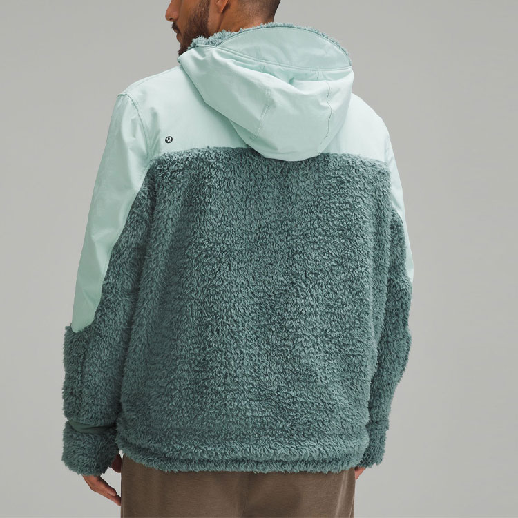 Lululemon Cozy Travel Colorblock Fleece Hoodie Jacket LM3F28S 圖 3