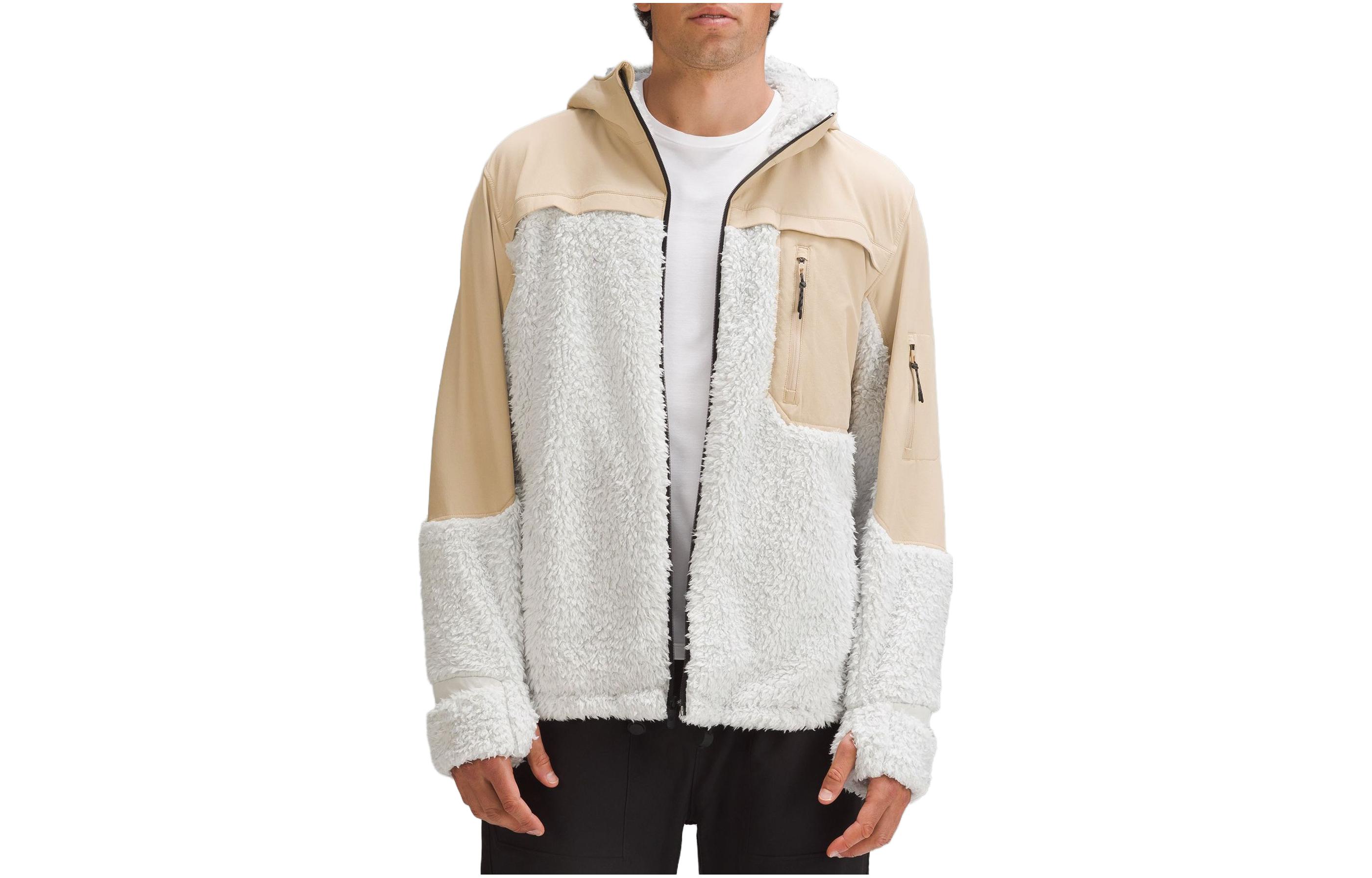 Lululemon Cozy Travel Colorblock Fleece Hoodie Jacket LM3F28S 圖 4