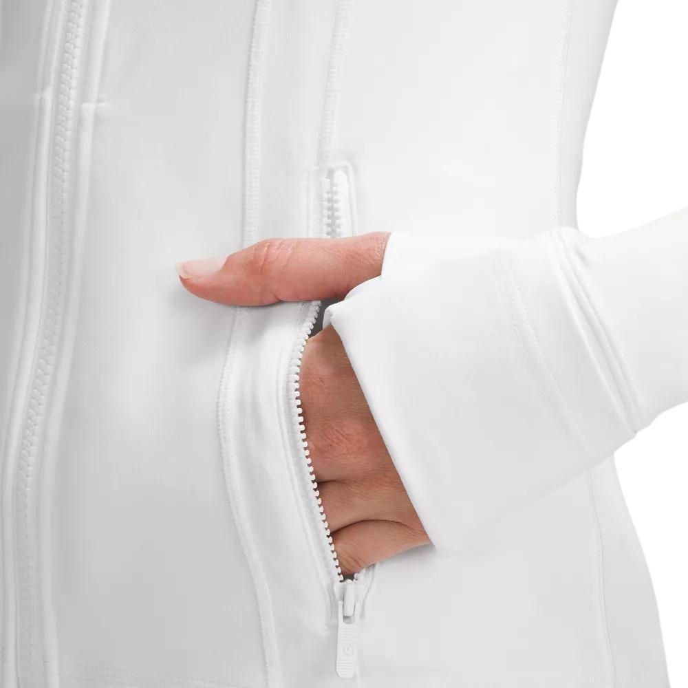 Purchase Lululemon Define Jaket Tudung Warna Solid Kelabu Cerah Lengan Panjang Kasual LW3HODS