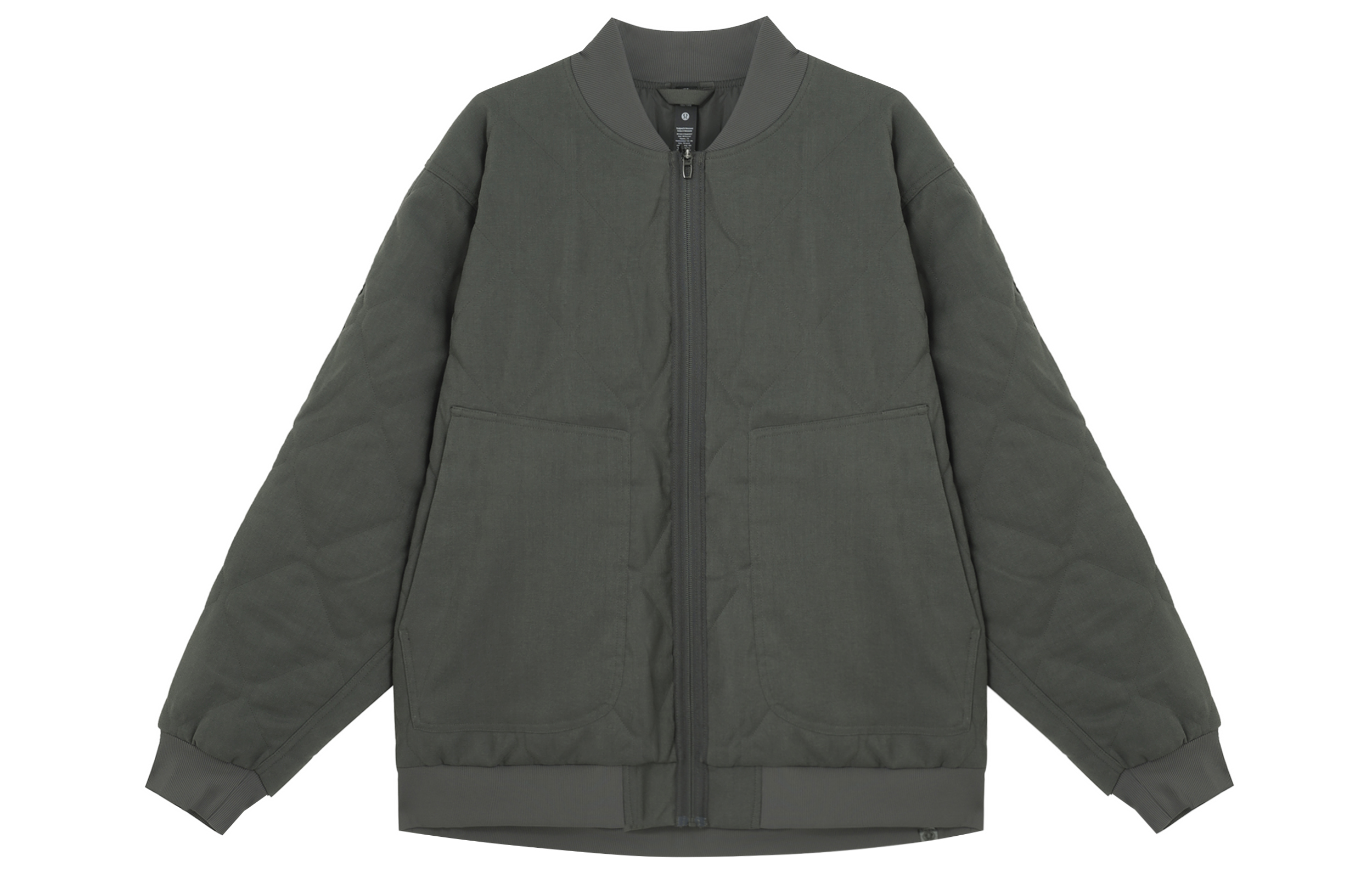 Lululemon Diamond Loose Fit Bomber Jacket Casual Fashionable Outerwear LM4ARKS