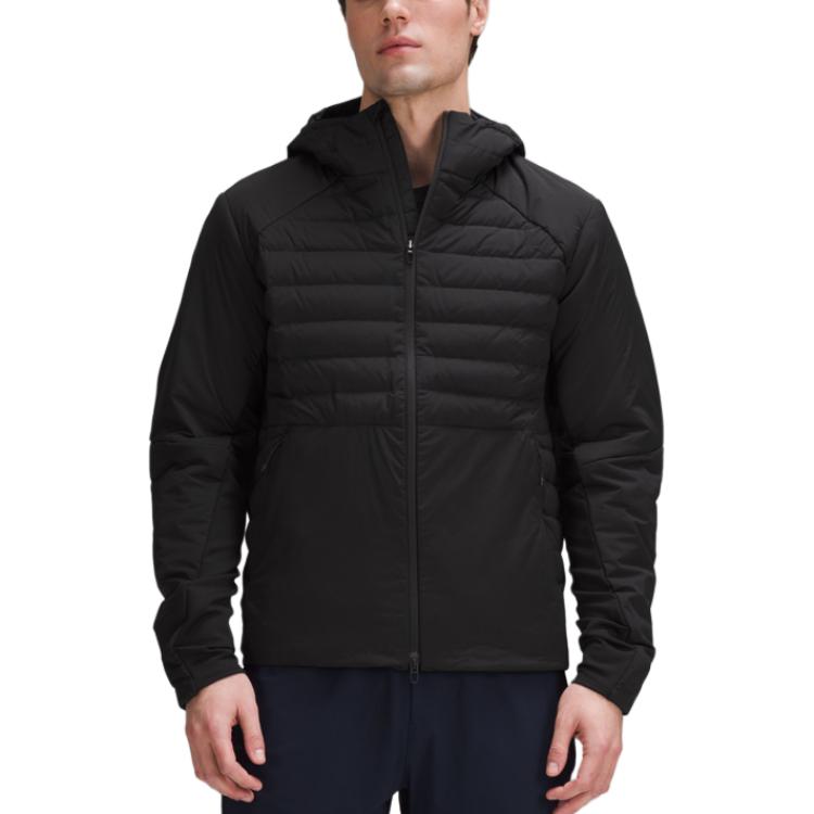 Lululemon Down for it All Lightweight Black Zip Jacket LM4AAEC