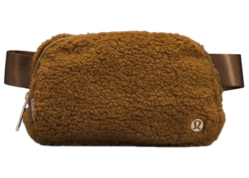 Lululemon Everywhere Fleece Belt Bag Crossbody Bag Burnt Caramel