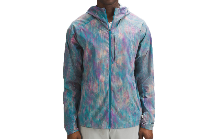 Order Lululemon 快速轻便连帽夹克 像素激光散点印花 LM4AMES