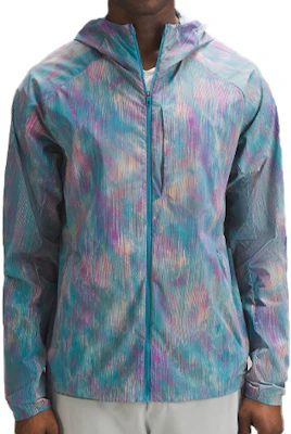 Lululemon 快速轻便连帽夹克 像素激光散点印花 LM4AMES Order Lululemon 快速轻便连帽夹克 像素激光散点印花 LM4AMES