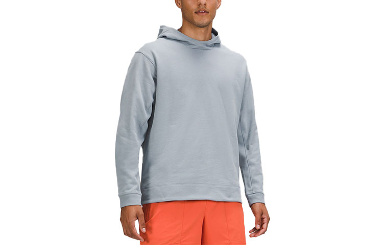 Lululemon French Terry Solid Color Loose Fit Pullover Hoodie LM3DFCS