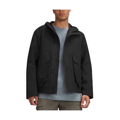 Lululemon Glyde Waterproof Loose Fit Hooded Jacket Casual Style LM4AQYS