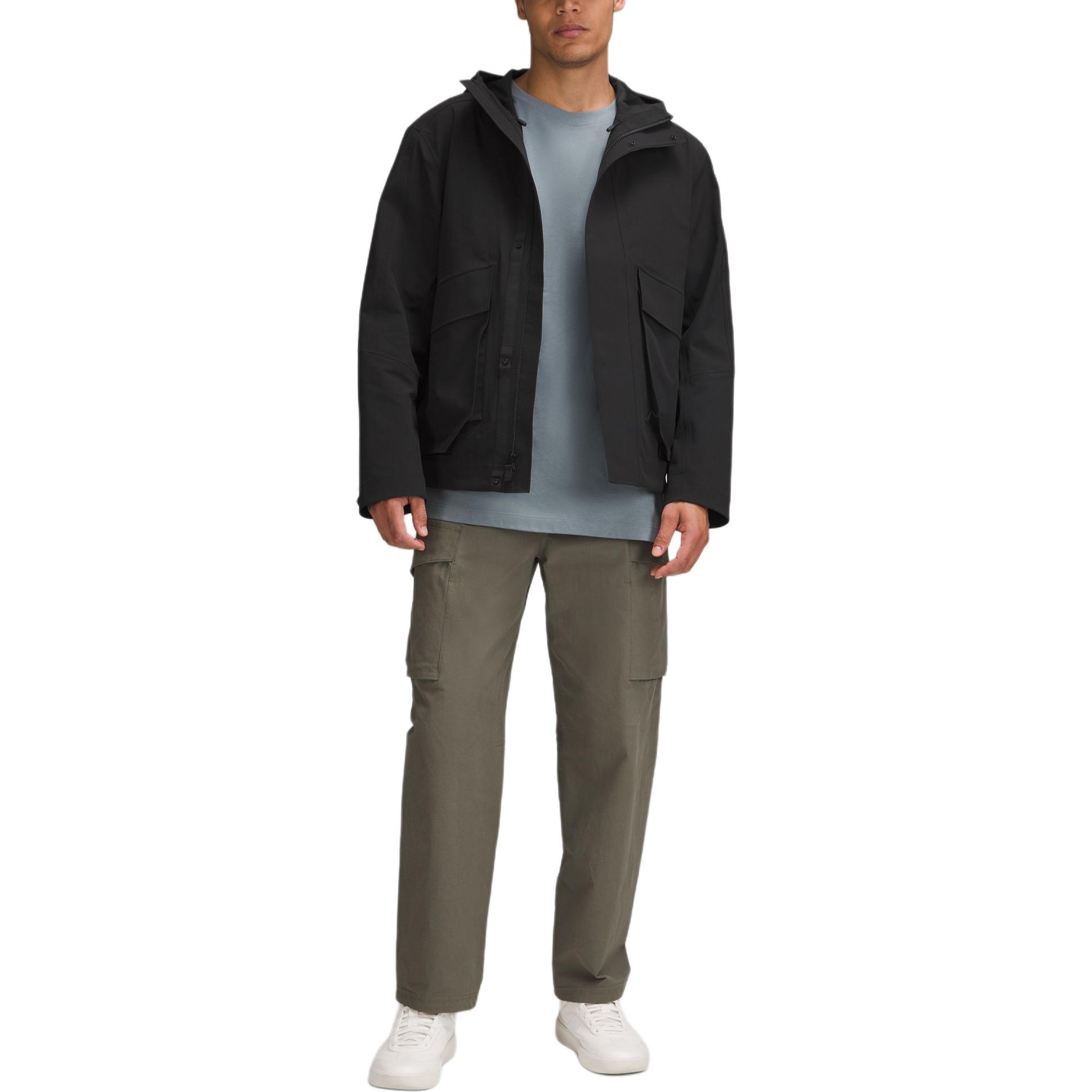 Lookbook Lululemon Glyde Jaket Hooded Kalis Air Gaya Kasual Slim Fit LM4AQYS