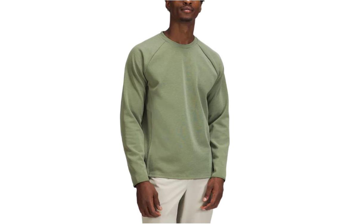 Purchase Lululemon 网格衬里圆领卫衣纯色休闲运动上衣 LM3CYRS