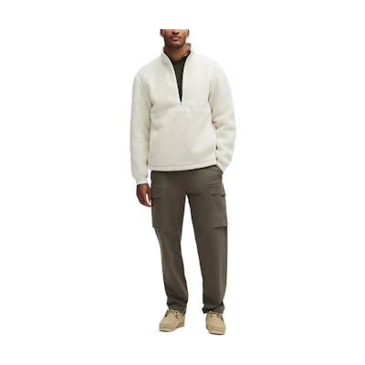 Lululemon High Pile Loose Fit Cozy Long Sleeve Jacket Neutral Style LM3FF4S
