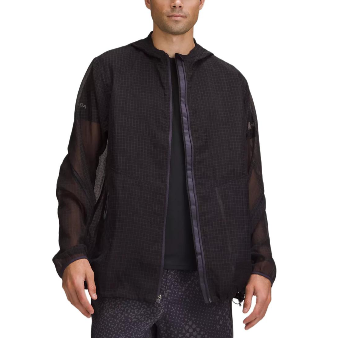 Lululemon Hooded Zip-Up Translucent Jacket - Atmospheric Purple LM4AOFS