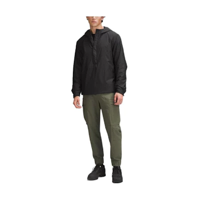 Lululemon Insulated Ripstop Hooded Pullover Jacket Black LM3EQQS