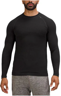 Lululemon Keep the Heat Black Crewneck Logo Sweatshirt Long Sleeve LM3DOAS Buy Lululemon Keep the Heat Black Crewneck Logo Sweatshirt Long Sleeve LM3DOAS