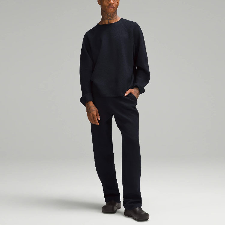 Lookbook Lululemon LAB  Solid Color Loose Fit Drawstring Casual Sweatpants. LM5ASGS