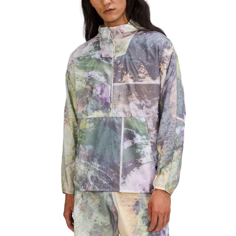 Lululemon LAB Half-Zip Hoodie Jacket - Phantom Print Mix LM4AHVS