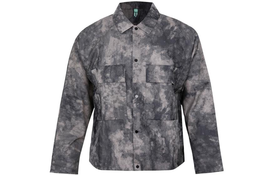 Lululemon LAB Jacquard Hoodie Jacket - Phantom Brown Jacquard Pattern LM3DRES