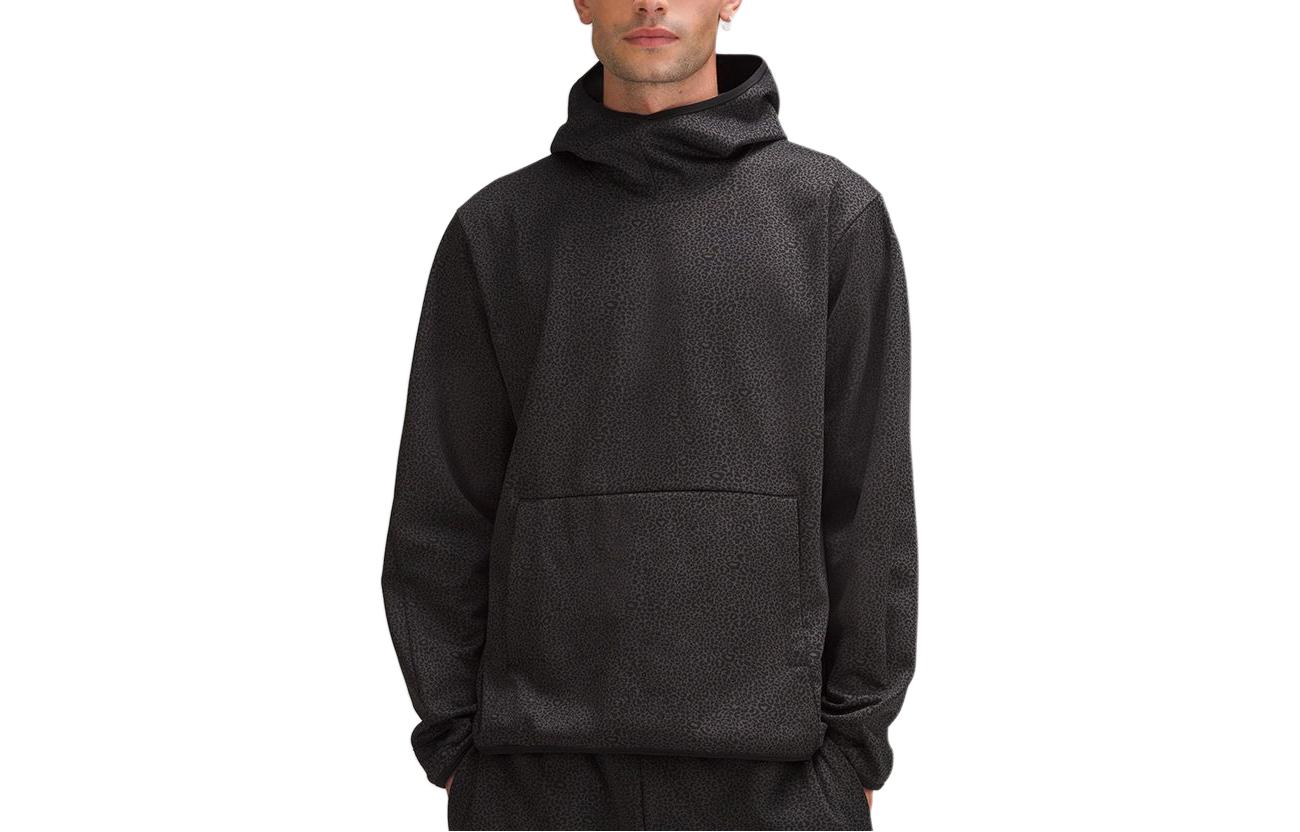Lululemon LAB Leopard Print Hoodie Mini Jacquard Graphite Grey/Black LM3EO6S