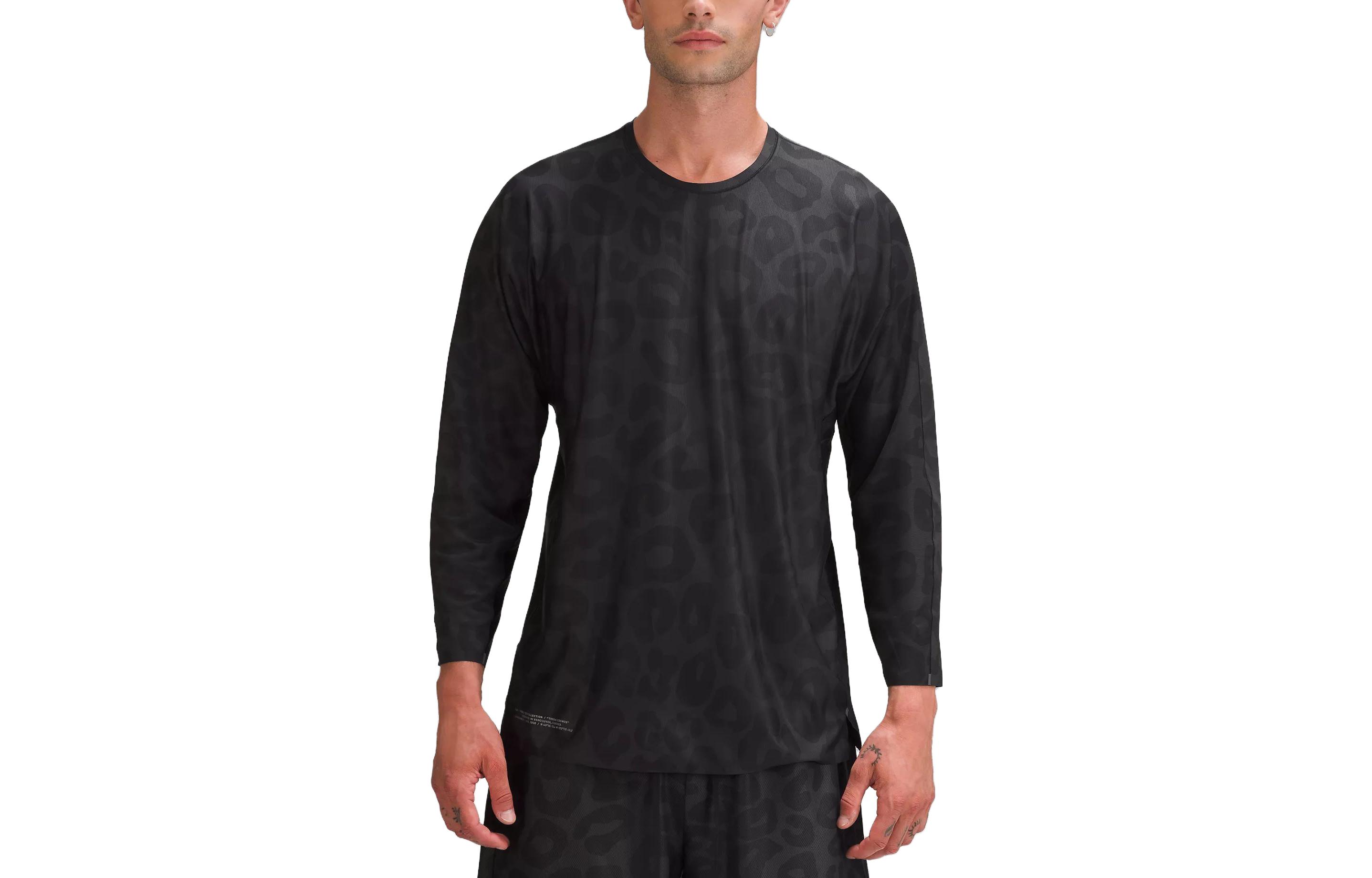 Lululemon Lab Quick-Dry 3/4 Sleeve Tie-Dye Training Sweatshirt LM3EO9S