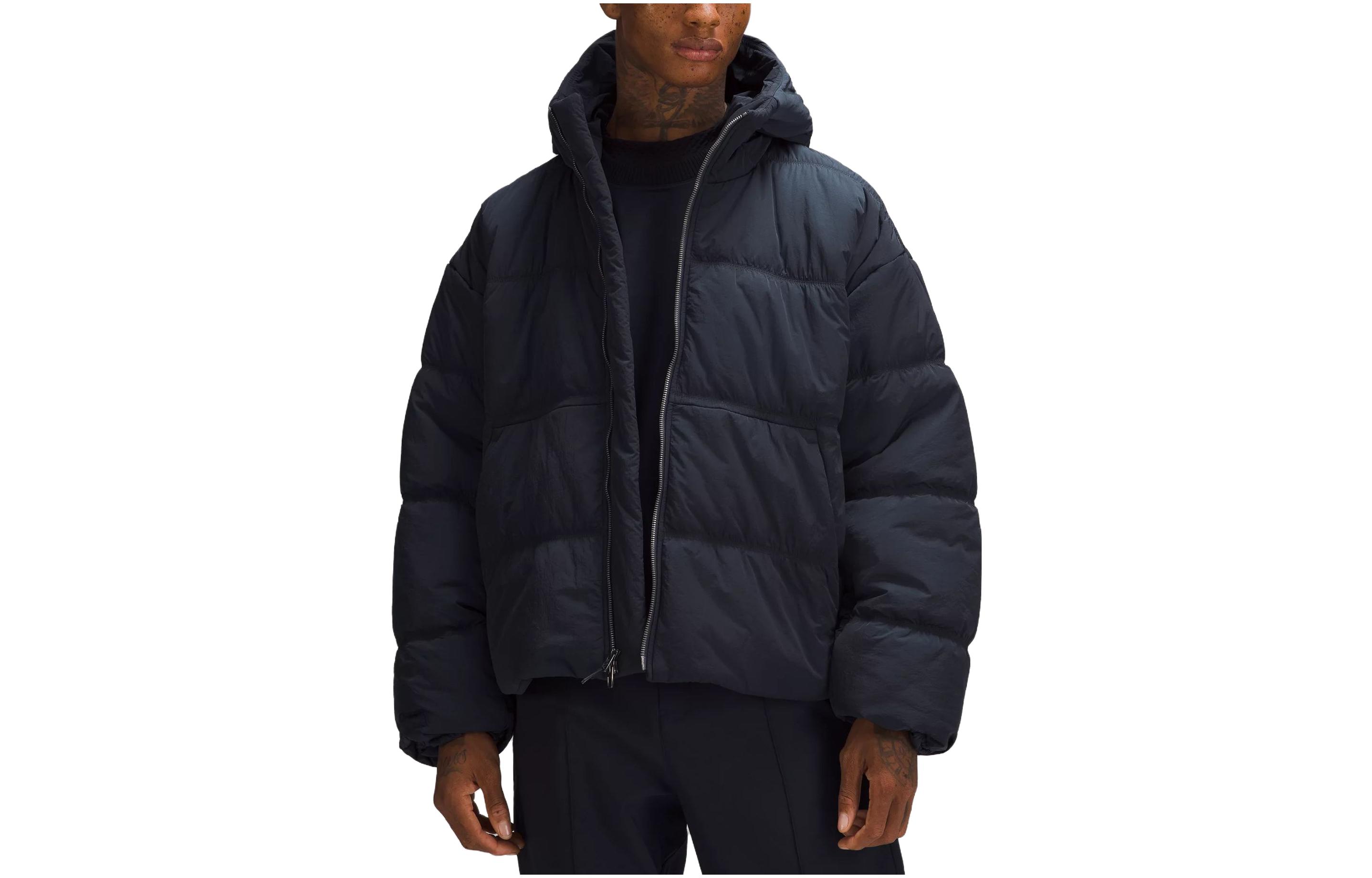 Lululemon LAB Relaxed Fit Solid Hoodie Jacket - Deep Blue LM4AN8S