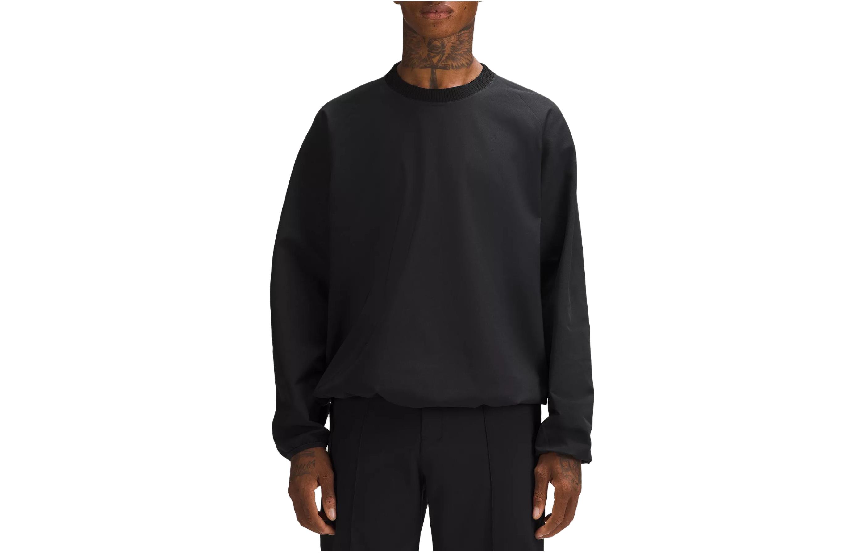 Purchase Lululemon LAB 彈性梭織長袖圓領運動衫 LM3ESLS