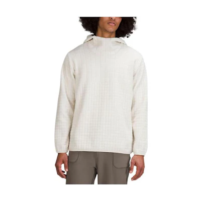 Lululemon LAB Textured Grid Waffle Knit Pullover Hoodie LM3CUSS