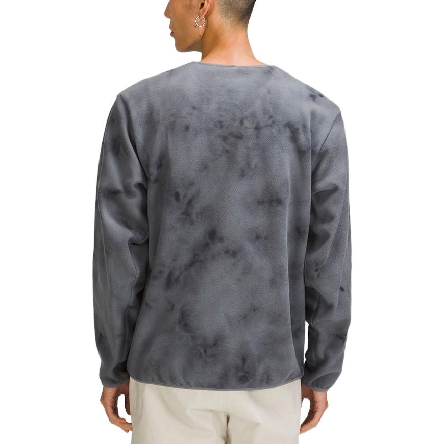 Lookbook Lululemon 实验室扎染抓绒圆领套头衫 LM3DA7S