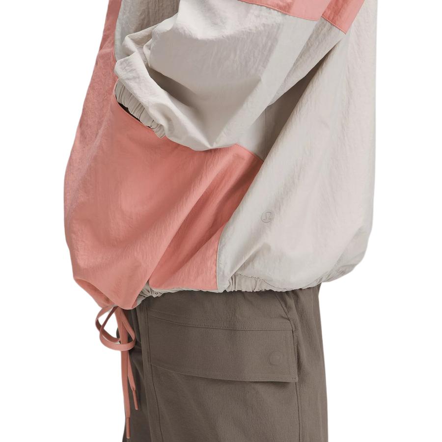 Shop Lululemon Lightweight Retro Track Jacket with Colorblock Design LM3FCWS