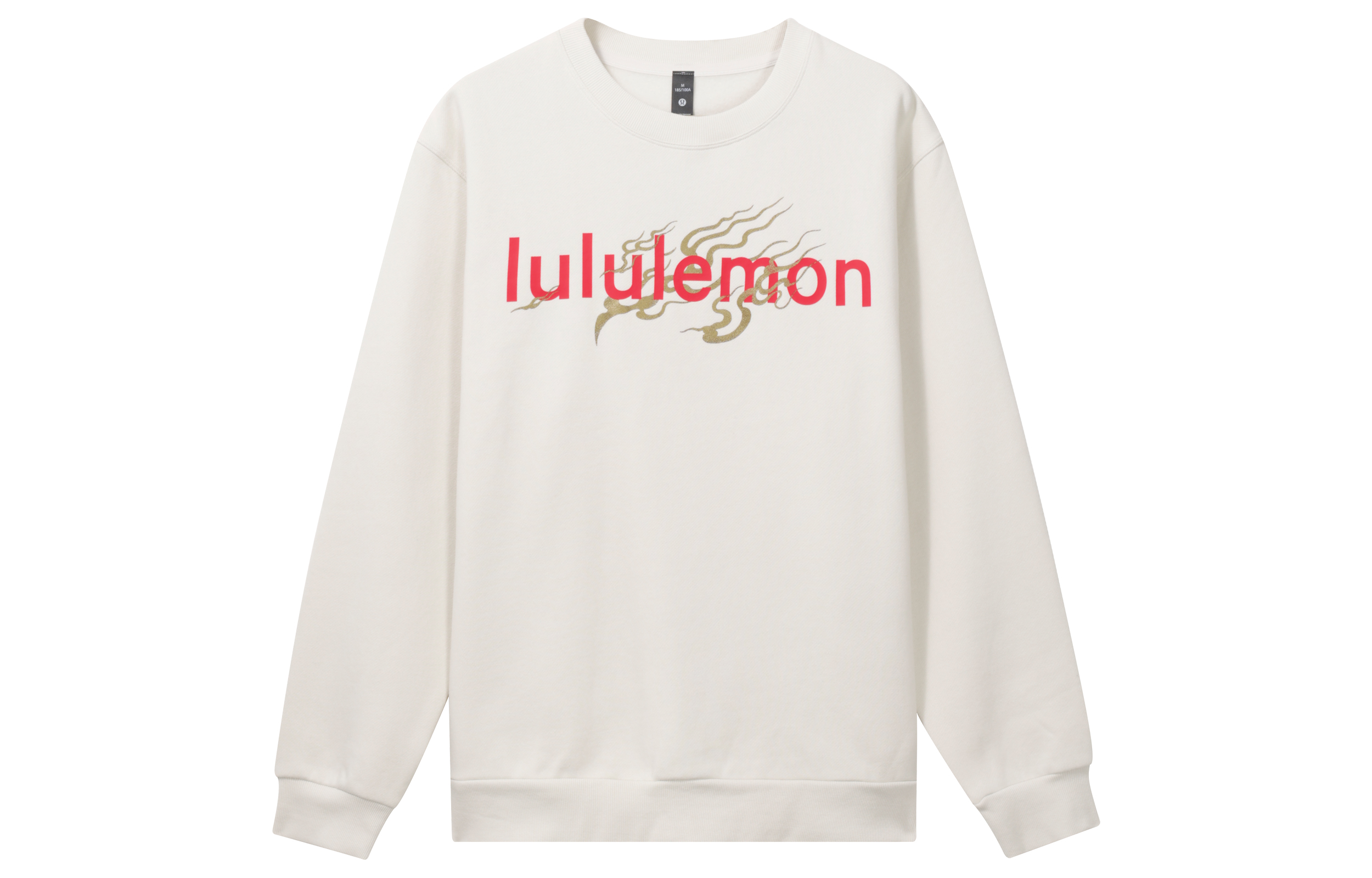 Lululemon Lunar New Year Steady State Logo Print Crewneck Sweatshirt Mens LM3ETSS