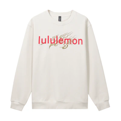 Lululemon Lunar New Year Steady State Logo Print Crewneck Sweatshirt Mens LM3ETSS