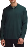 Lululemon New Venture Knit Soft Comfortable Long-Sleeve Polo Shirt LM3FCHS Lululemon New Venture Knit Soft Comfortable Long-Sleeve Polo Shirt LM3FCHS