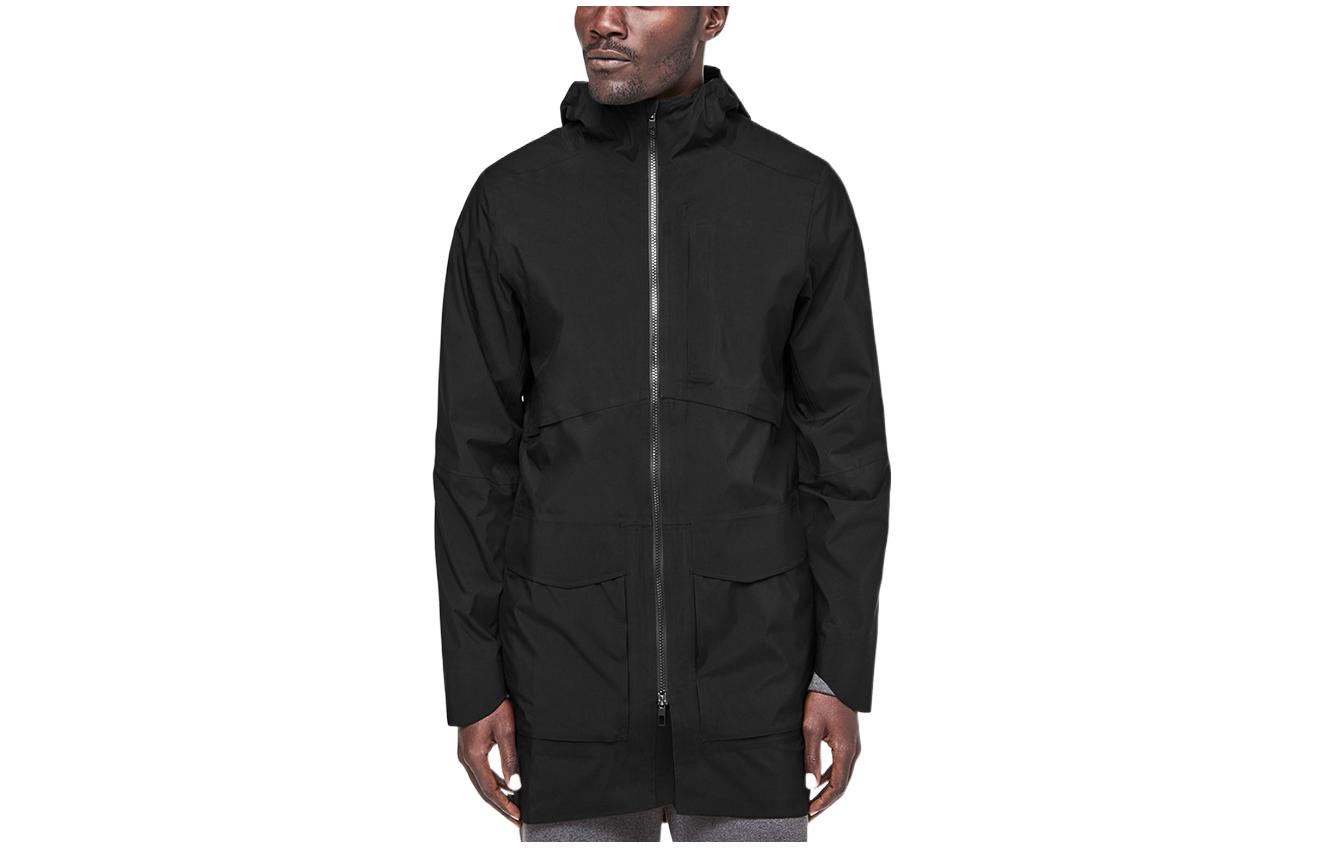 Lululemon Outpour Glyde™ Waterproof Zip Hoodie Jacket Black - LM4753S