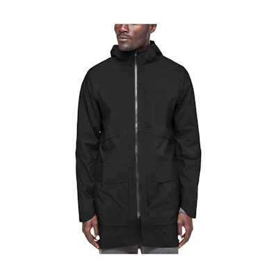 Lululemon Outpour Glyde™ Waterproof Zip Hoodie Jacket Black - LM4753S