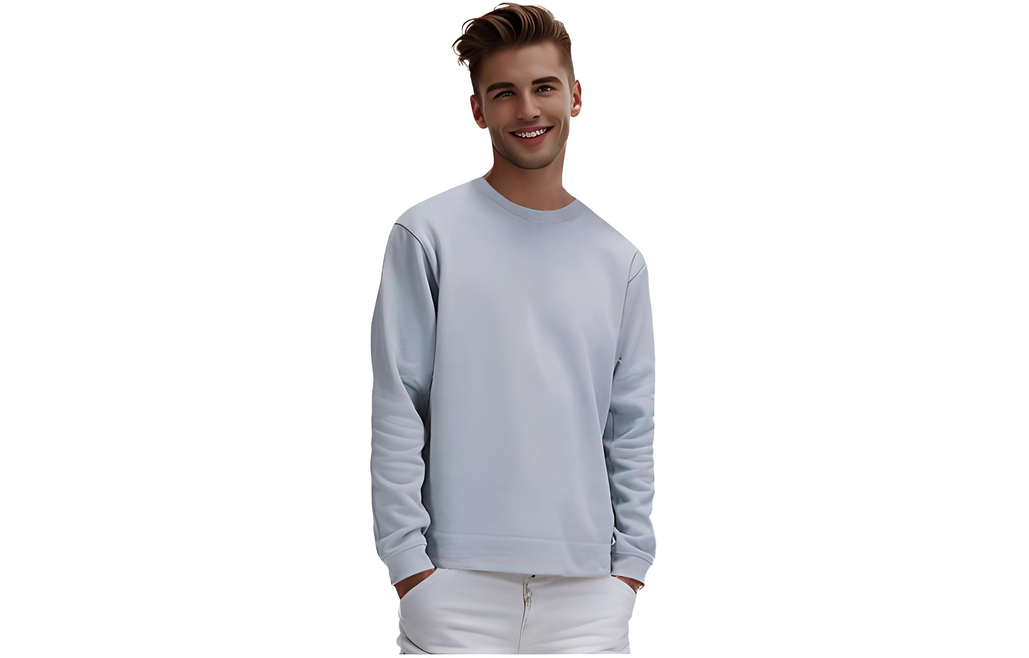 Lululemon Oversized Crewneck Pullover Sweatshirt Solid Color LM3DF8S