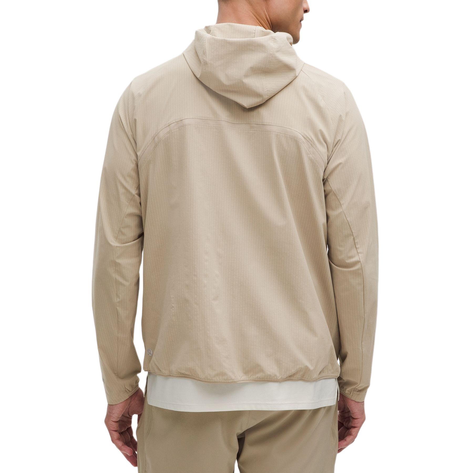 Shop Lululemon Pace Breaker 防撕裂休闲连帽长袖夹克 LM4ARUS