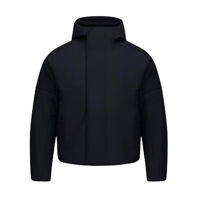 Lululemon Relaxed Black Solid Layered Loose Fit Hoodie Jacket LM4APBS