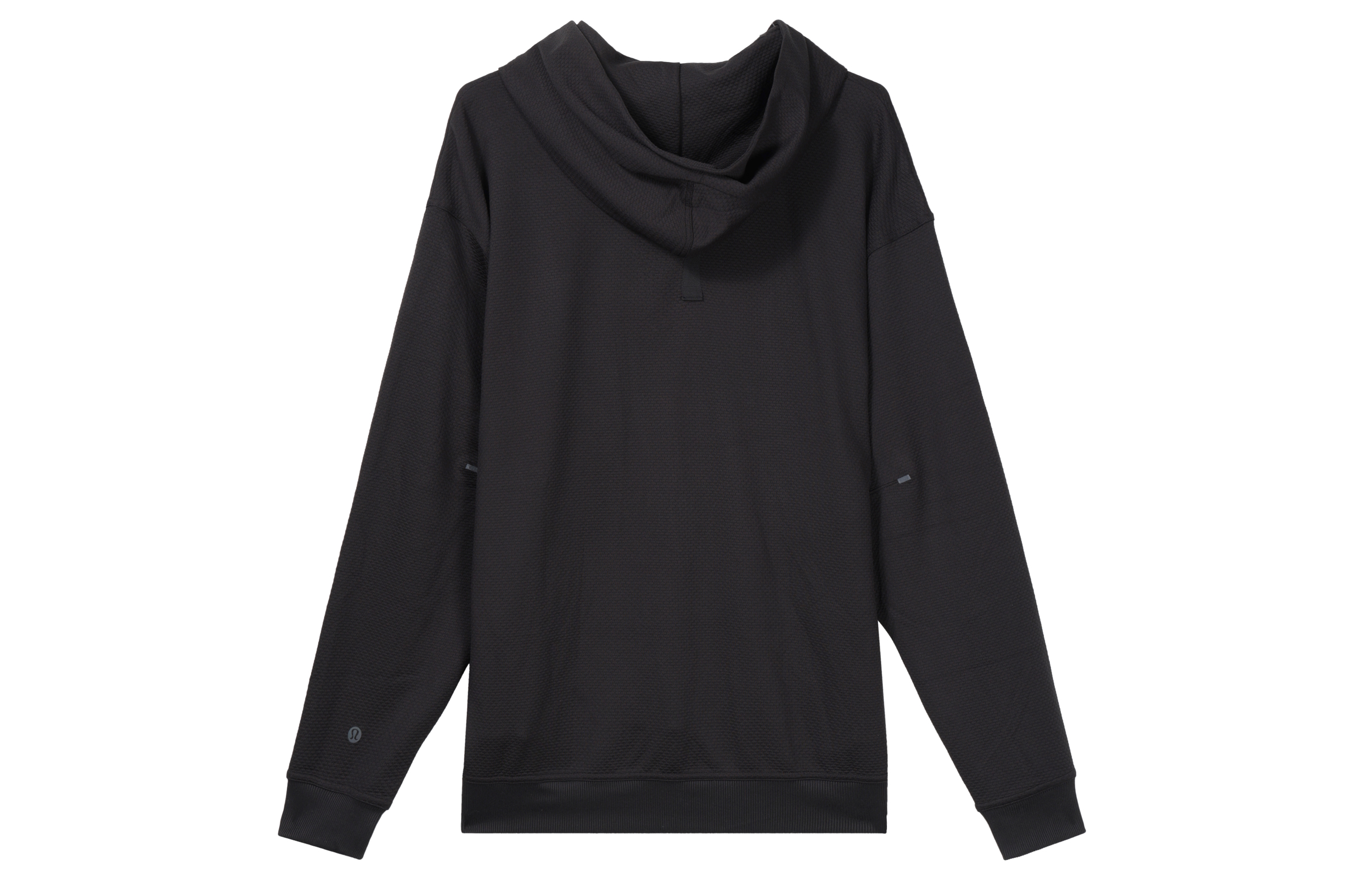 Shop Lululemon宽松版训练连帽衫带袋鼠口袋 - 纯色 LM3DIQS