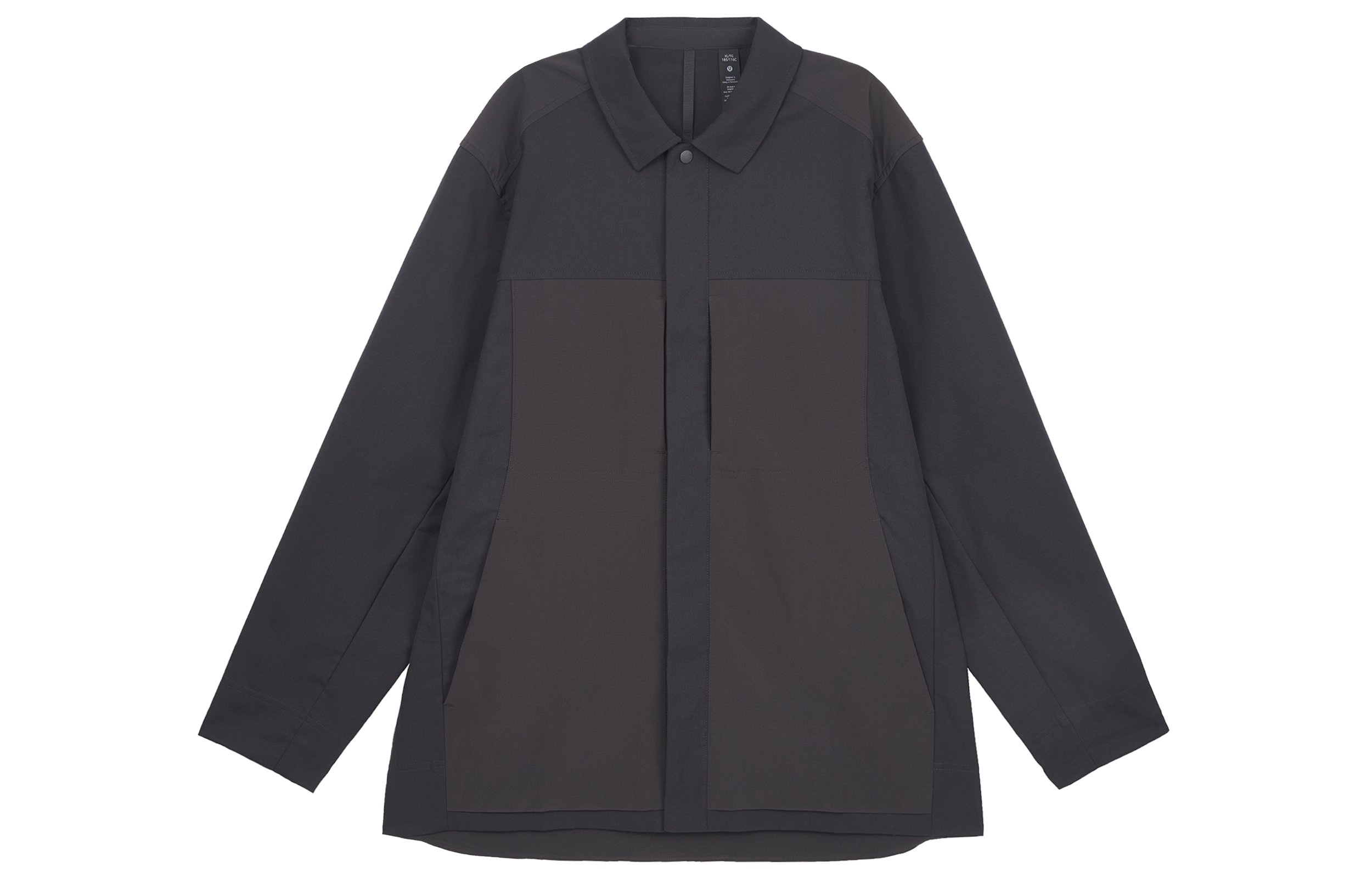 Order Lululemon Snap-Front Colorblock Pocket Shirt Jacket Long Sleeve LM3DV0S