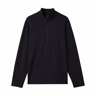 Lululemon Soft Jersey Half-Zip Breathable Long Sleeve Polo LM3F45S