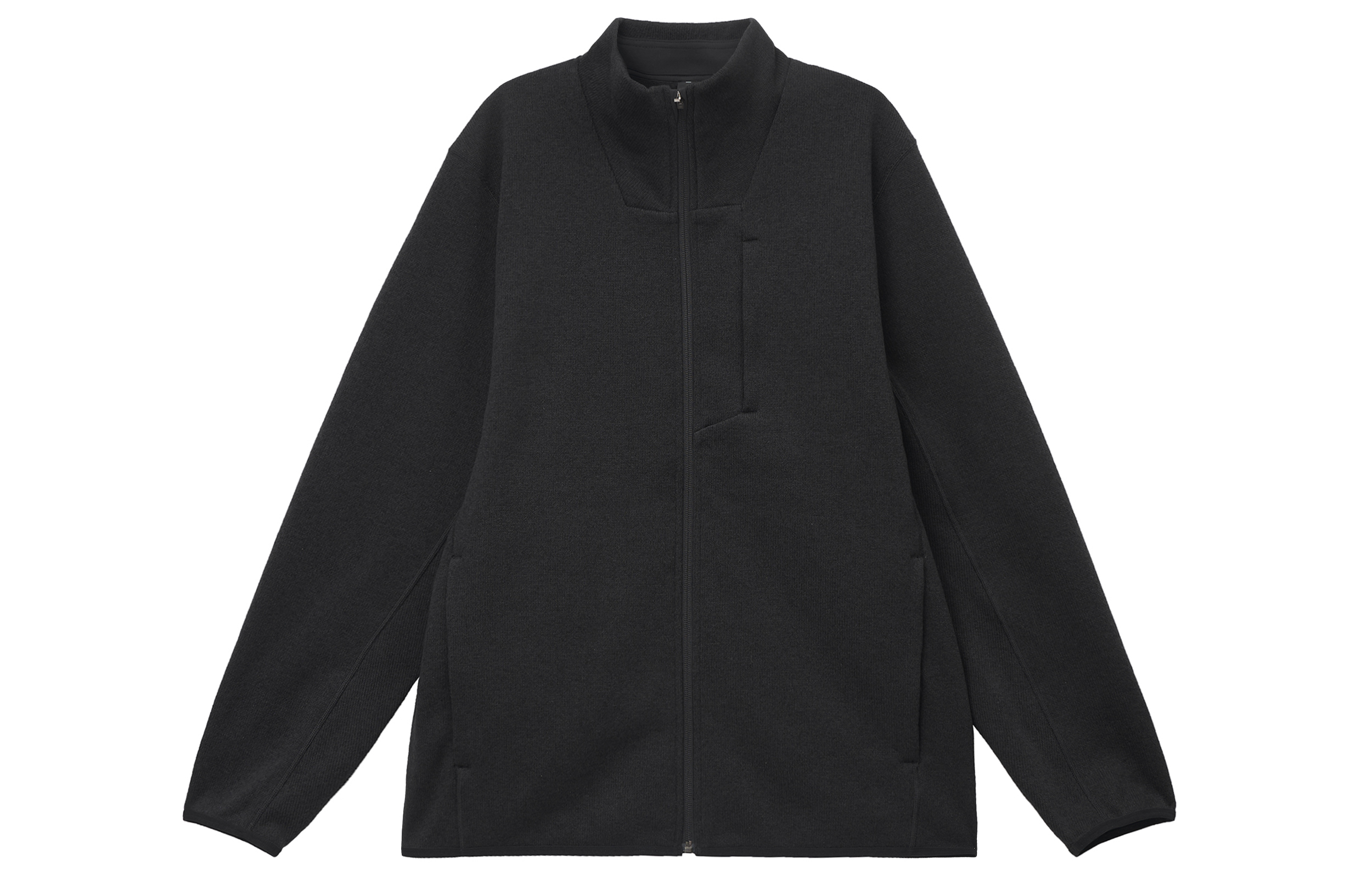 Lululemon Sojourn Knit Jacket with Multiple Pockets and Stand Collar LM3EW9S