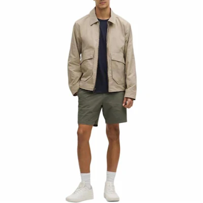 Lululemon Solid Color Slim Fit Zipper Jacket with Pocket LM4ASES Sizing Lululemon Solid Color Slim Fit Zipper Jacket with Pocket LM4ASES