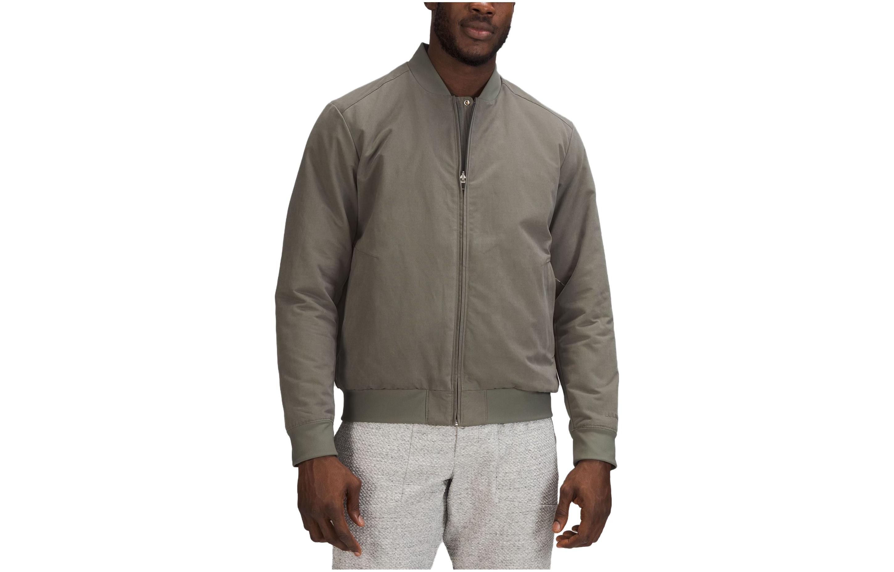 Lululemon Solid Color Zip-Up Hoodie Jacket Long Sleeve LM4AL8S