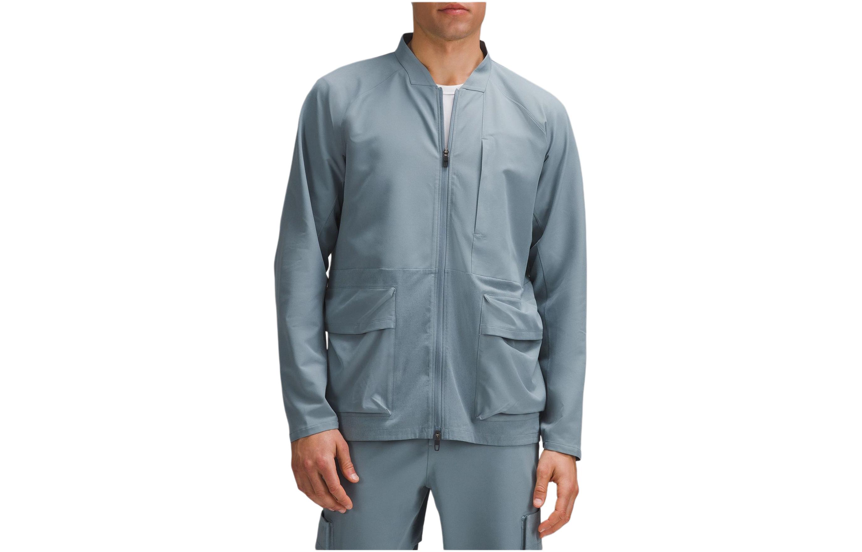 Cheap Lululemon Solid Color WovenAir™ Swift™ Breathable Long Sleeve Jacket LM3FCXS