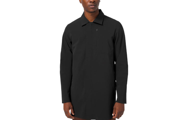 lululemon Solid Zip Collar Long Sleeve Shirt LM4AA7S