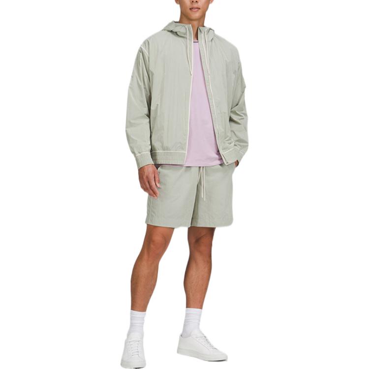 Shop Lululemon Sudadera con Cremallera Unisex Oversize SS22 Color Sólido LM3DYSA