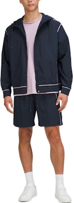 Lululemon SS22宽松版纯色拉链连帽夹克男女同款 LM3DYSA 1