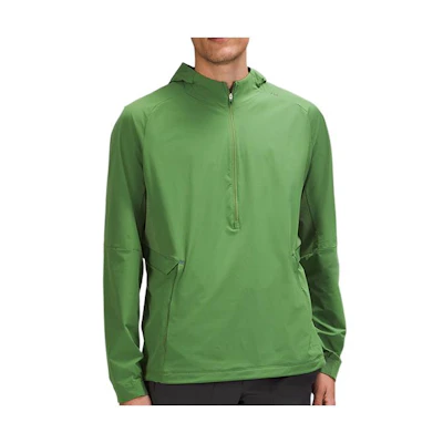 Lululemon SS22 WovenAir™ Fabric Zip Hoodie Jacket - Solid Color Outdoor Wear LM3DISS