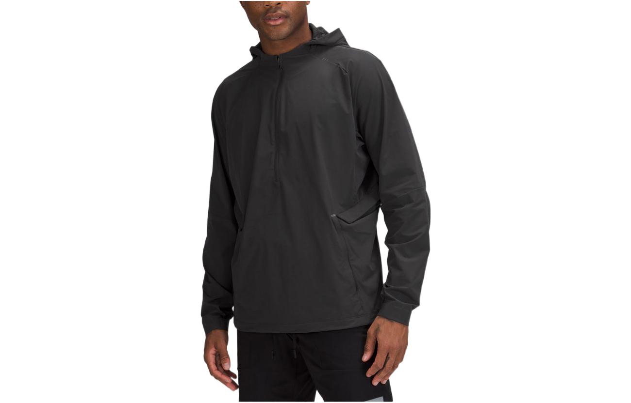 Order ルルレモン SS22 WovenAir™ ファブリックジップフーディージャケット - 無地アウトドアウェア LM3DISS