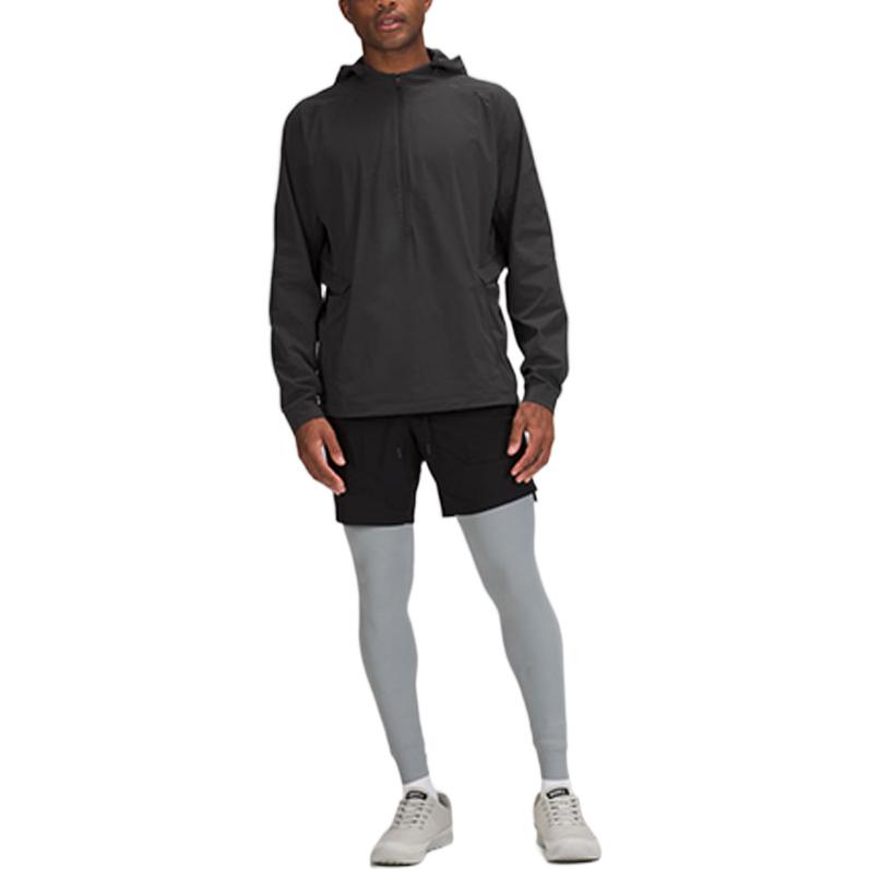 Lookbook ルルレモン SS22 WovenAir™ ファブリックジップフーディージャケット - 無地アウトドアウェア LM3DISS